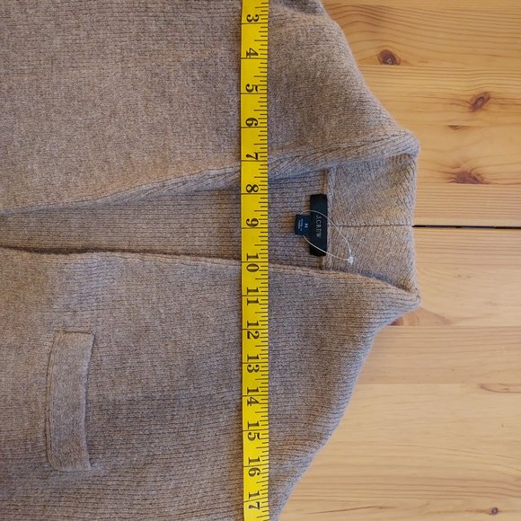 J.Crew  cardigan brown sweater M - Picture 7 of 11